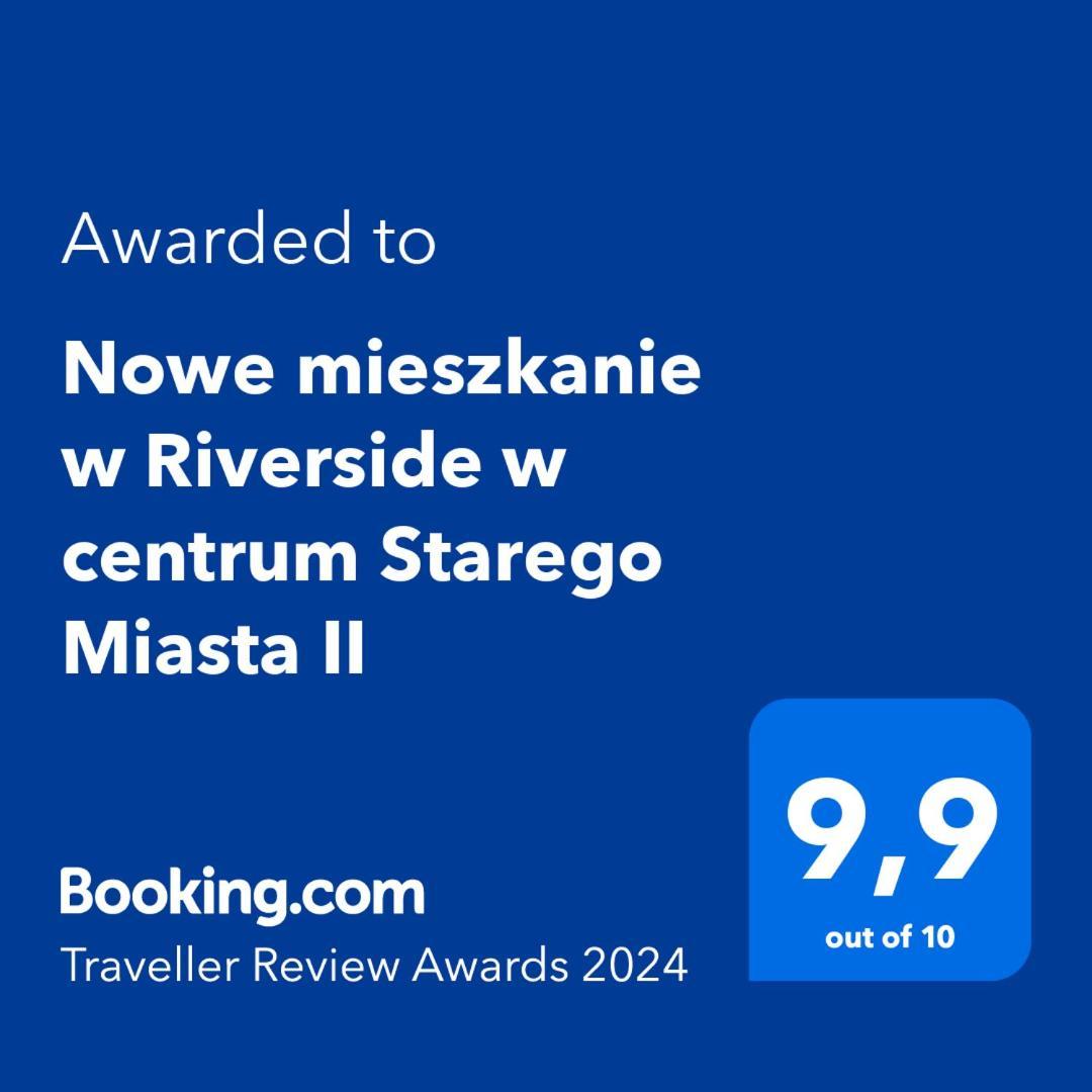 Nowe Mieszkanie W Riverside W Centrum Starego Miasta II Z Parkingiem Gdaňsk Exteriér fotografie