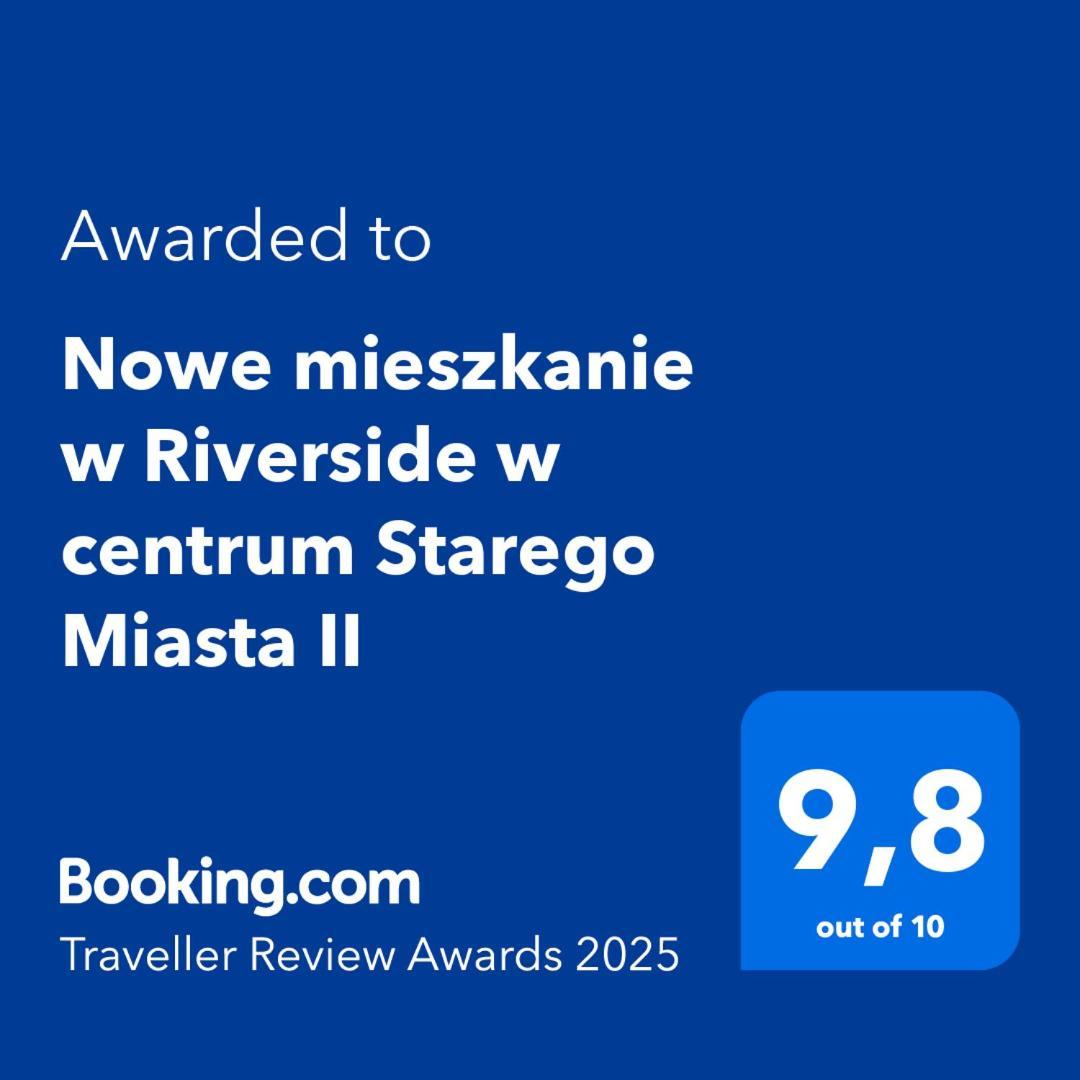 Nowe Mieszkanie W Riverside W Centrum Starego Miasta II Z Parkingiem Gdaňsk Exteriér fotografie